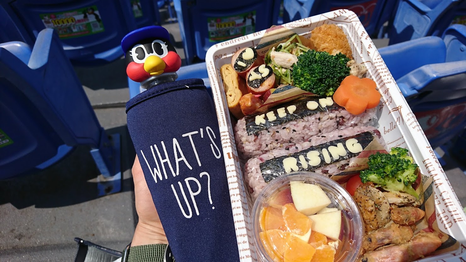 野球応援☆簡単に手作りキャラ弁当